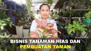 Bisnis Tanaman Hias, Pembuatan Taman, Air Mancur Dan RTH (Ruang Terbuka Hijau) | Ep 62 Bunga