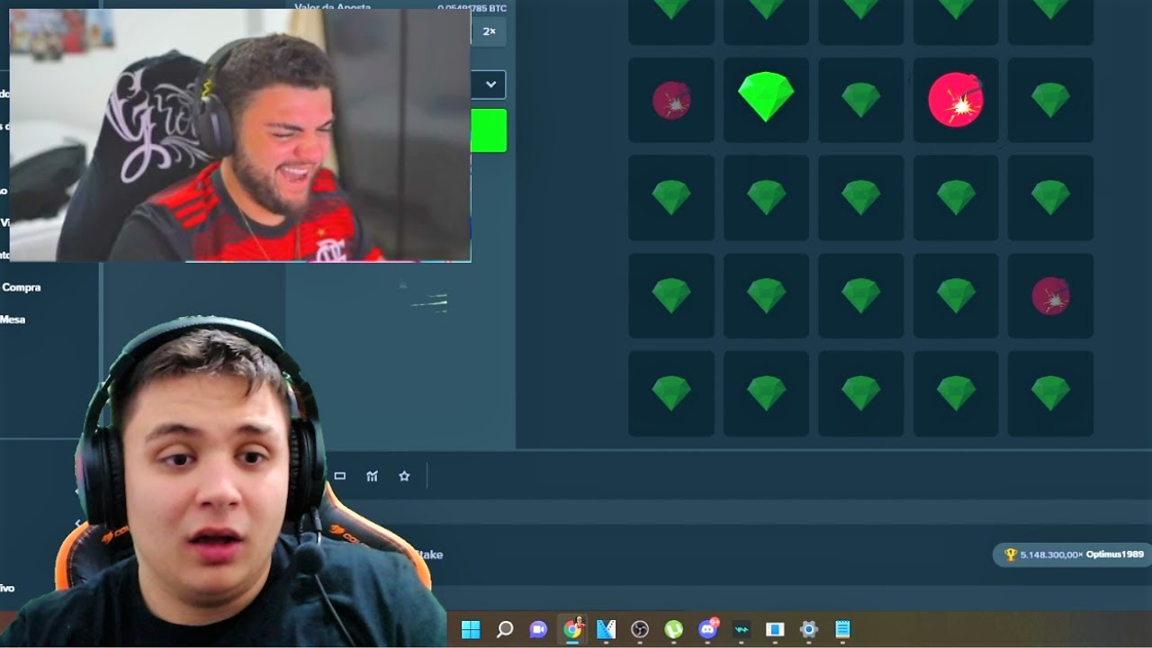 Luquet4 Reagindo Ao Paulinho Perdendo 30k Youtube