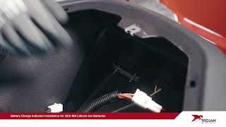 Battery Charge Indicator Installation for Trojan GC2 48V Lithium-Ion Batteries