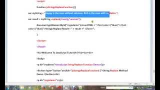 STRINGS REPLACE WITH REGEX IN JAVASCRIPT DEMO
