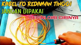 Kenali Kabel Fiber Optic Yang Tidak Bisa Dipakai Karena Redaman Tinggi