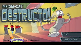 Classic Flash Games - Mecha-Cat Destructo! (2006)