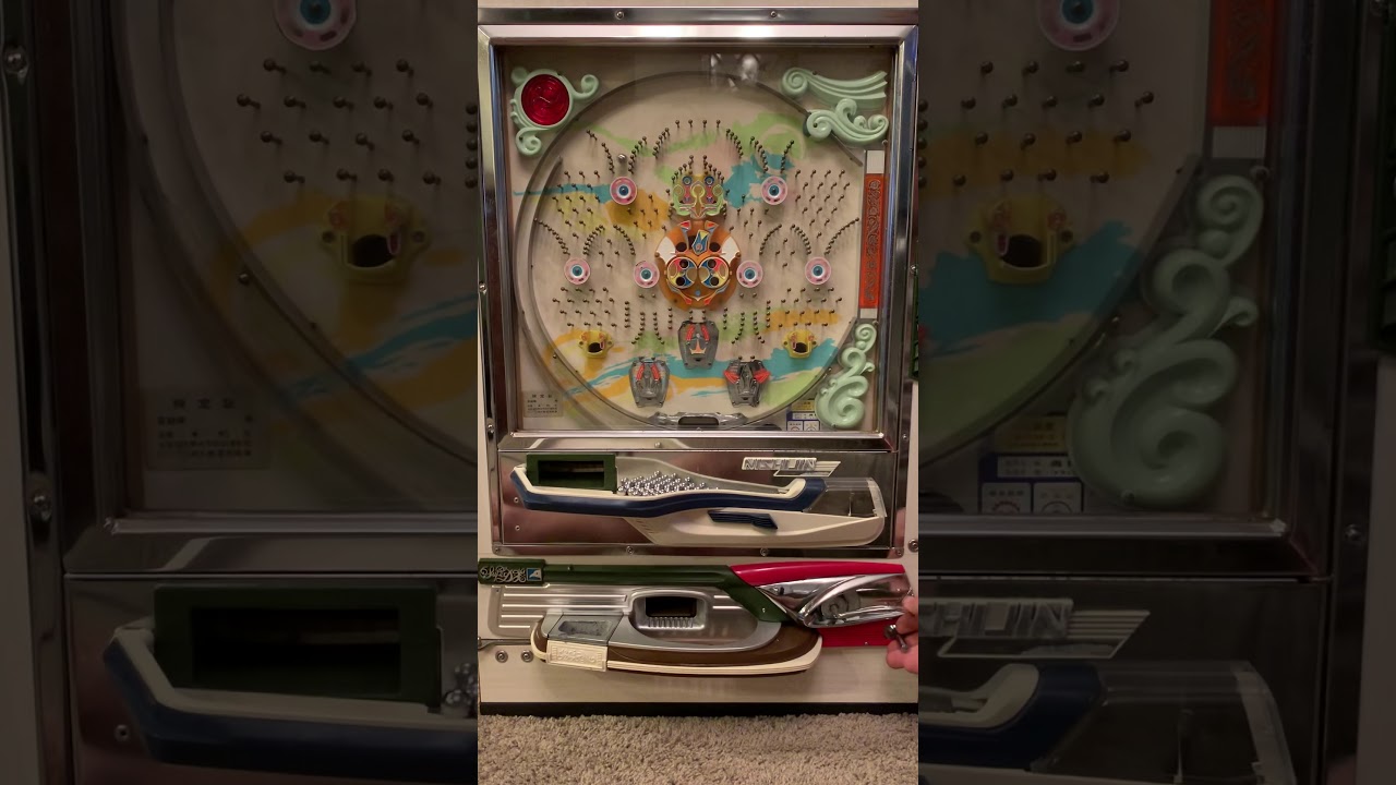 Vintage Nishijin Model B Pachinko Machine – It Works - YouTube