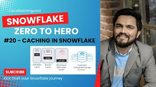 #20 SNOWFLAKE CACHING || Speed up your query with Caching