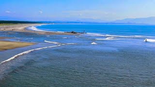 隣のサーフスポットまで行ってみた😀【サーフィン・SUP　№54　7/7】Surfing🏄　　鹿児島県　ドローン4K