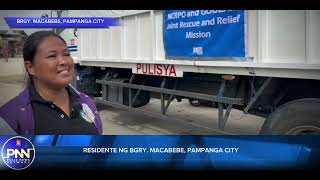 Sa pangunguna ng GooZam nagsagawa ng relief operation sa Barangay Saplad, Macabebe Pampanga.