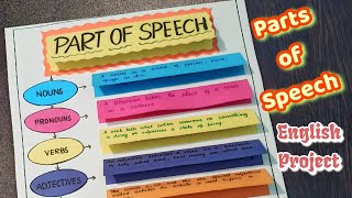 Part of speech english grammar school project | primary school |  Journey in Our School Project