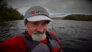 Kayaking and fishing solo on the Big Loch .