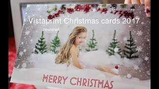 Vistaprint Christmas cards review! 2017