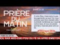 priere du matin samedi 28 decembre 2024 ► nos yeux sont sur toi ► avec fr fabien mercy