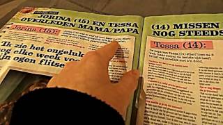 ASMR flipping through magazine/soft talking