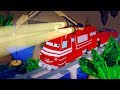 Troy The Train Help a Friend Stuck in a Tunnel in Train Town -  Cars & Trucks cartoon for children