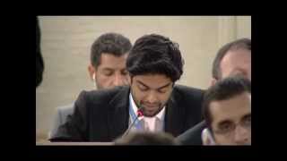 The World Federation of KSIMC speaks at Human Rights Council Session on Iraq