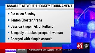 Vt. woman charged with assault at youth hockey tournament