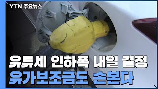 '유류세 인하폭' 내일 결정...유가보조금도 손본다 / YTN