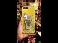 yellow 3d unicorn silicone case for apple iphone 7 plus