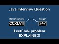 Convert Roman numeral to Integer - LeetCode Interview Coding Challenge [Java Brains]