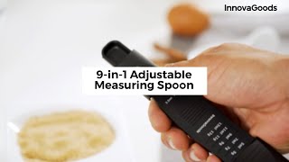 InnovaGoods 9-in-1 Adjustable Measuring Spoon