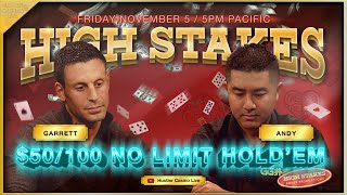 HIGH STAKES POKER!! Garrett Adelstein, Andy, Art Papazyan & Nick Vertucci - Commentary by Marc Goone