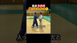 【基礎から学ぶ】大内刈で投げれない理由を知って練習しましょう！#柔道 #judo #投技 #立技 #大内刈 #shorts