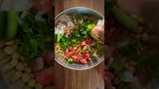 Protein packed Rosted chana chaat #protein #chana #breakfast #shorts