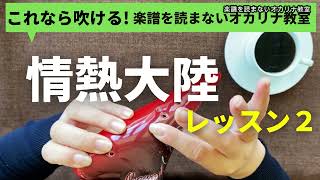 情熱大陸 レッスン２ /葉加瀬太郎/楽譜を読まずに吹ける/オカリナ初心者/指使いからわかりやすく解説