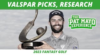 2023 Valspar Championship Picks, Research, Guess The Odds, Course Preview | 2023 DFS Golf Picks