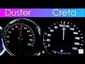 Renault Duster 110ps vs Creta 1.6 (Diesel) | 0-100 Acceleration test