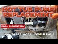 Hot Tub PUMP REPLACEMENT: How to Change a Hot Tub Pump: Hot Tub Pump Won't Turn On: Hot Tub Pump