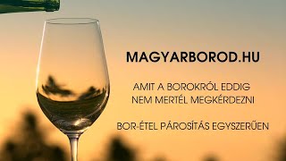 Amit a borokról eddig nem mertél megkérdezni - Bor-étel párosítás egyszerűen