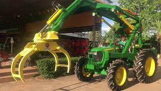 คีบมือหมุน 360 องศาติดรถ John Deere 5055E