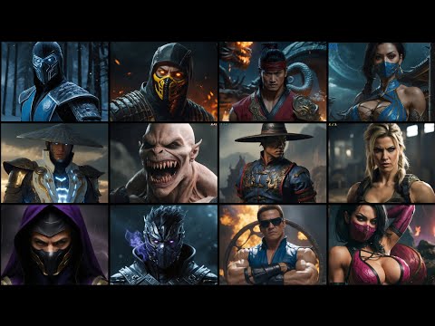 Exhibición de arte de IA de Mortal Kombat RONDA 3