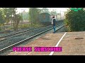 heavy iron guard mail train passing indian mail express at shaktigarh train by eastern rail