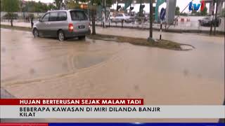 HUJAN BERTERUSAN SEJAK MALAM TADI – BEBERAPA KAWASAN DILANDA BANJIR (1 OGOS 2018)