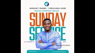 BEING THANKFUL UNTO GOD IN CHRIST || SUNDAY SERVICE WITH PASTOR PRINCE||  01/12 / 2024