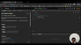 🔥 LeetCode 344 Reverse String | Two Pointer Trick Explained | C++ Solution 🚀 #leetcode #cpp #coding