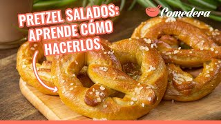 Receta de pretzel salados: Aprende cómo hacerlos 🥨 | Comedera