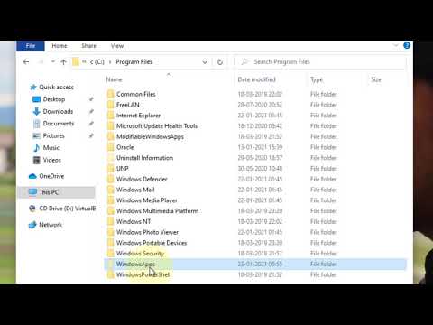 How to Access the WindowsApps Folder in Windows 10