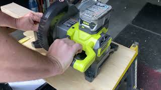 Product Review:  Ryobi 18V ONE+ Cordless 7-1/4 in. Compound Miter Saw