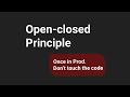 Open closed principle in Java | SOLID principles