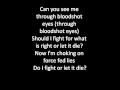 Bullet For My Valentine The Last Fight LYRICS