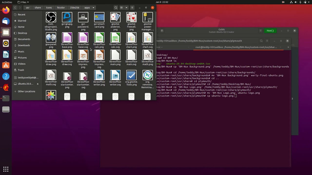 Final Project - Remastering Linux Ubuntu (BM Nux) - YouTube