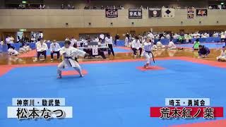 空手道形/小学４年女子の部決勝　第16回全日本総合武道選手権大会