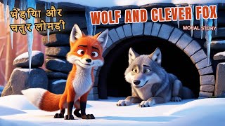 Wolf and Clever fox | भेड़िया और चतुर लोमड़ी | بھیڑیا اور چالاک لومڑی | Urdu-हिन्दी | WonderTalesTV