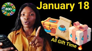 Zoo Airdrop All Gift Time January 18th Today