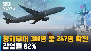 청해부대 301명 중 247명 확진…감염률 82% / SBS