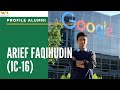 PROFIL ALUMNI Arief Faqihudin (IC-16) - CoFounder Medup