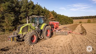 Setí ozimého ječmene/ Barley sowing 2019 ! Claas Axion 950 CMatic \u0026 Kuhn Espro 6000R !!