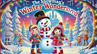 Bedtime stories || The Snowman's ☃️ Winter Wonderland #childrensstories #learnenglish