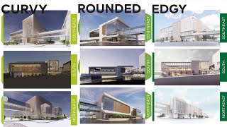 Raleigh Convention Center renderings show 3 possible future looks